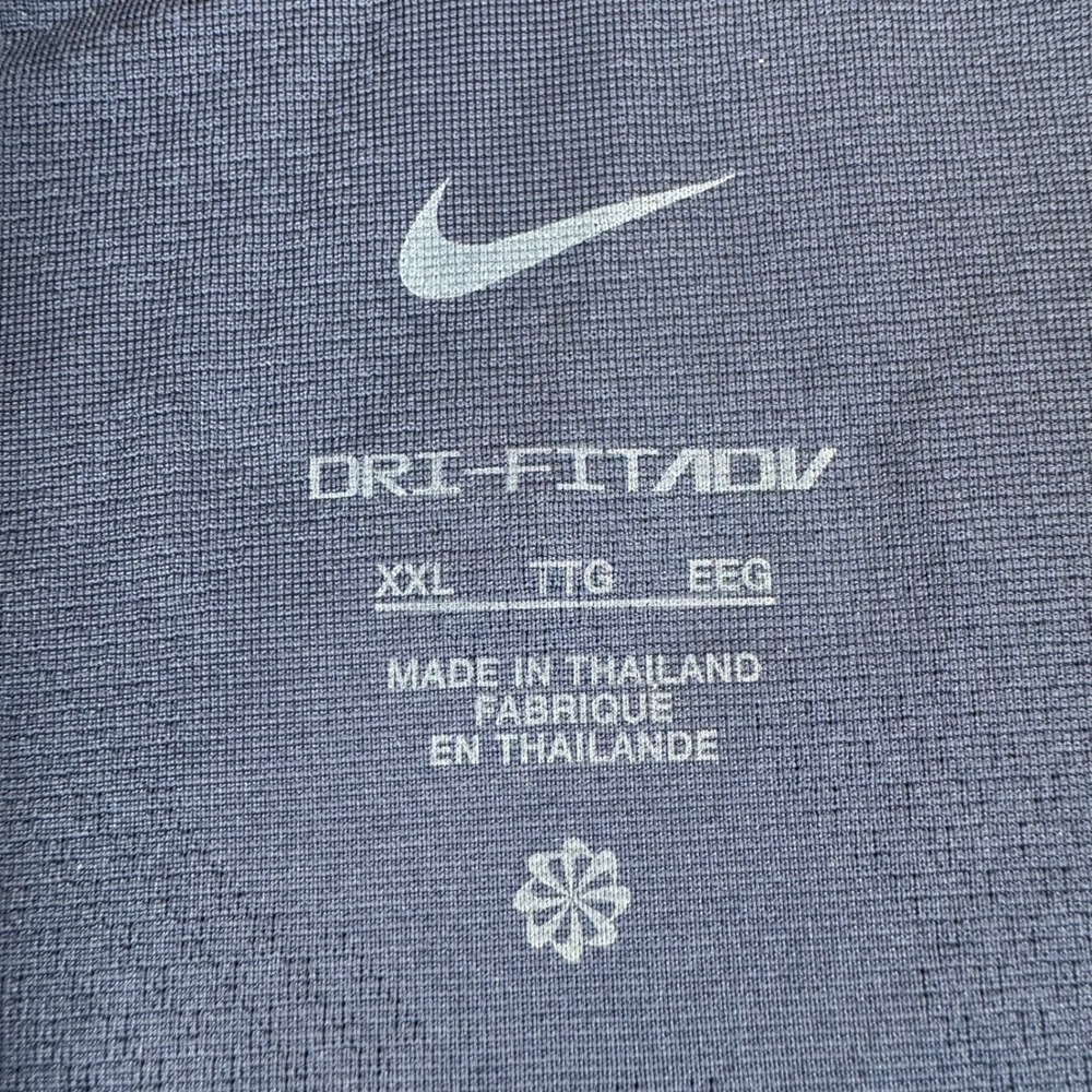 Nike Dri-FIT ADV Quarter-Zip Pullover Mens 2XL Navy Blue Tonal Camo - Picture 3 of 16